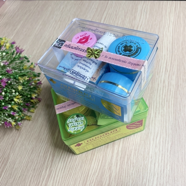 Combo Set Trị Mụn Nám Trắng Da YanHee Thái Lan - Xanh Dương-1