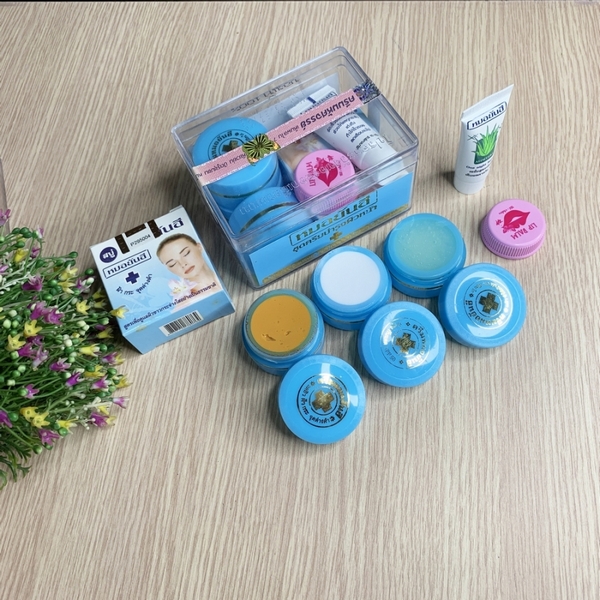 Combo Set Trị Mụn Nám Trắng Da YanHee Thái Lan - Xanh Dương-5