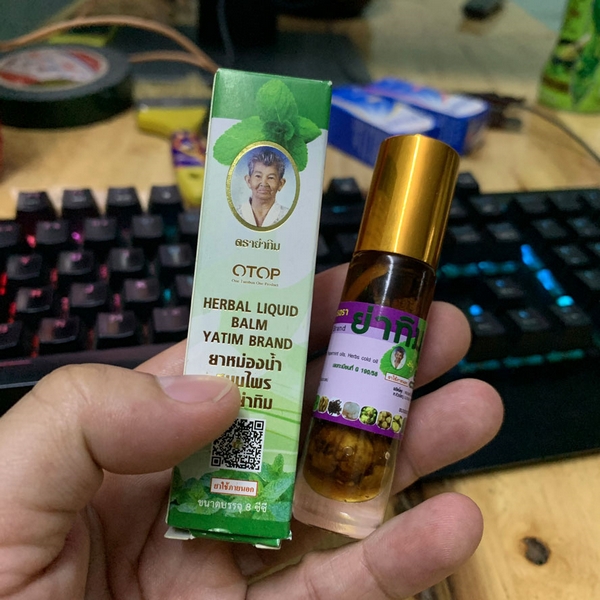 Dầu Lăn Thảo Dược OTOP 16 Vị Thái Lan-1