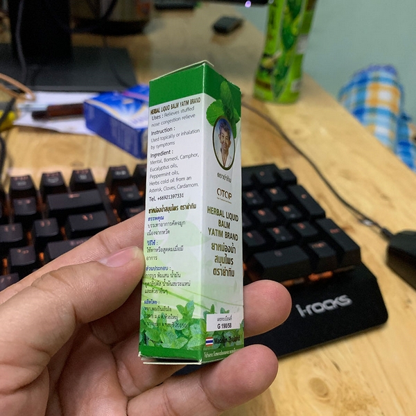 Dầu Lăn Thảo Dược OTOP 16 Vị Thái Lan-2