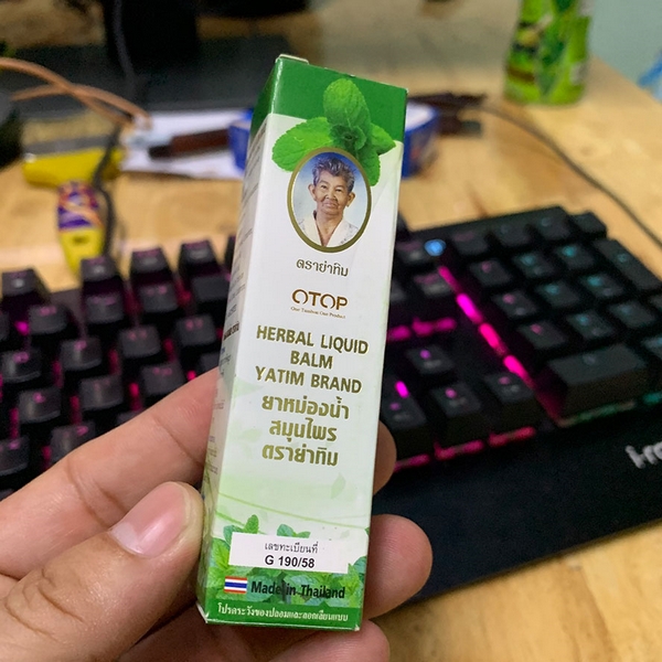 Dầu Lăn Thảo Dược OTOP 16 Vị Thái Lan-5