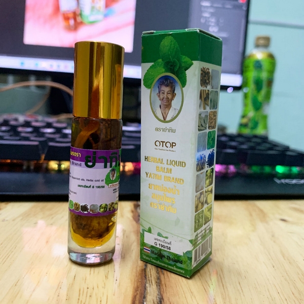 Dầu Lăn Thảo Dược OTOP 16 Vị Thái Lan-6