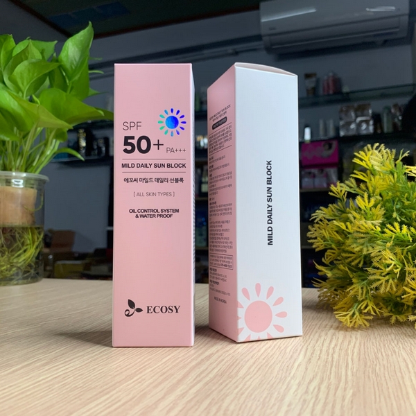 Kem Chống Nắng Ecosy Mild Daily Sun Block SPF50 Plus PA-4