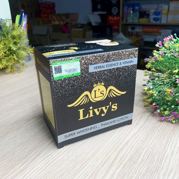 Kem Dưỡng Trắng Da Body Livy Thái Lan Hộp Màu Đen-1