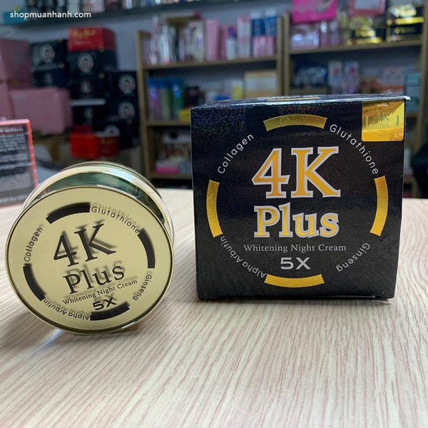 Kem Dưỡng Trắng Da ban đêm 4K Plus Nhân Sâm Whitening Night Cream-1