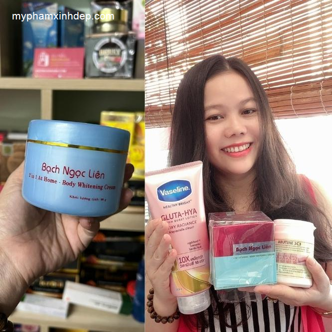 Kem Dưỡng Trắng Da Toàn Thân Bạch Ngọc Liên 2 in 1-2