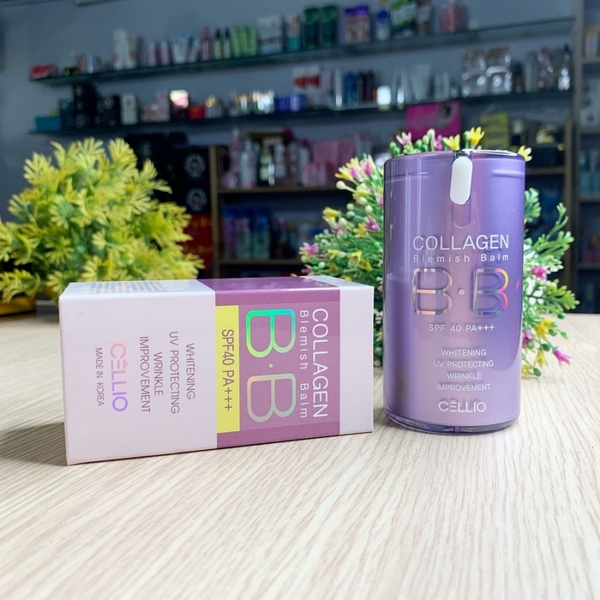 Kem Nền Cellio Collagen Blemish Balm B.B SPF40 PA-3