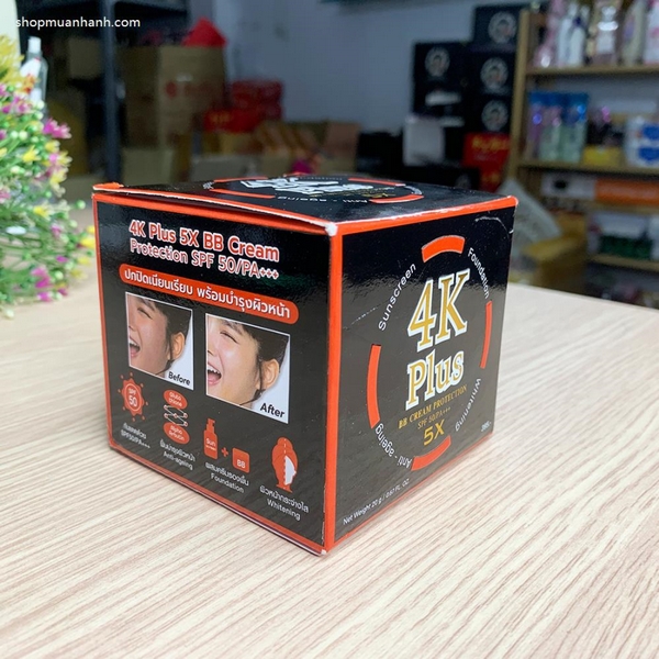 Kem Nền Chống Nắng 4K Plus 5X BB Cream SPF 50 Thái Lan-4