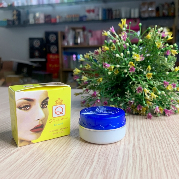 Kem Nghệ Trị Mụn Trắng Da Q Care White-2