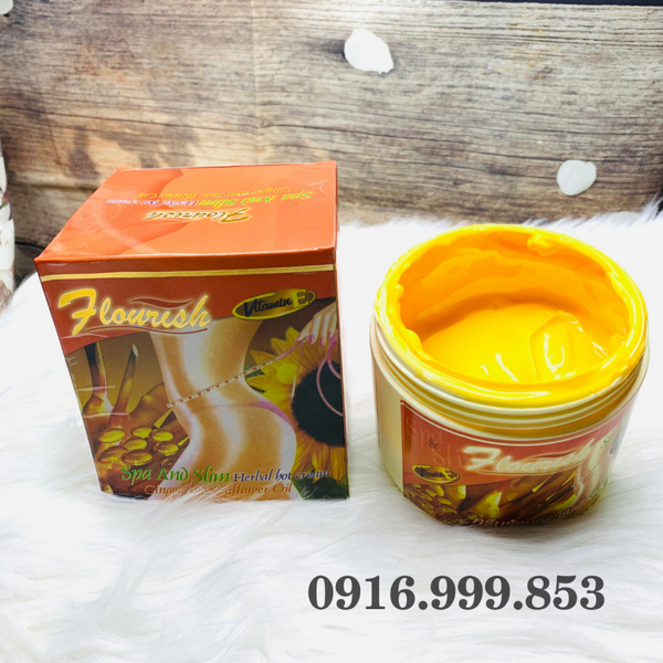 Kem Thoa Tan Mỡ Bụng Gừng Ớt Flourish Thái Lan-1