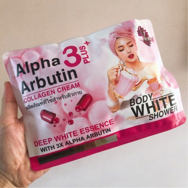 Tắm Ủ Trắng Body White Shower Alpha Arbutin Thái Lan-2