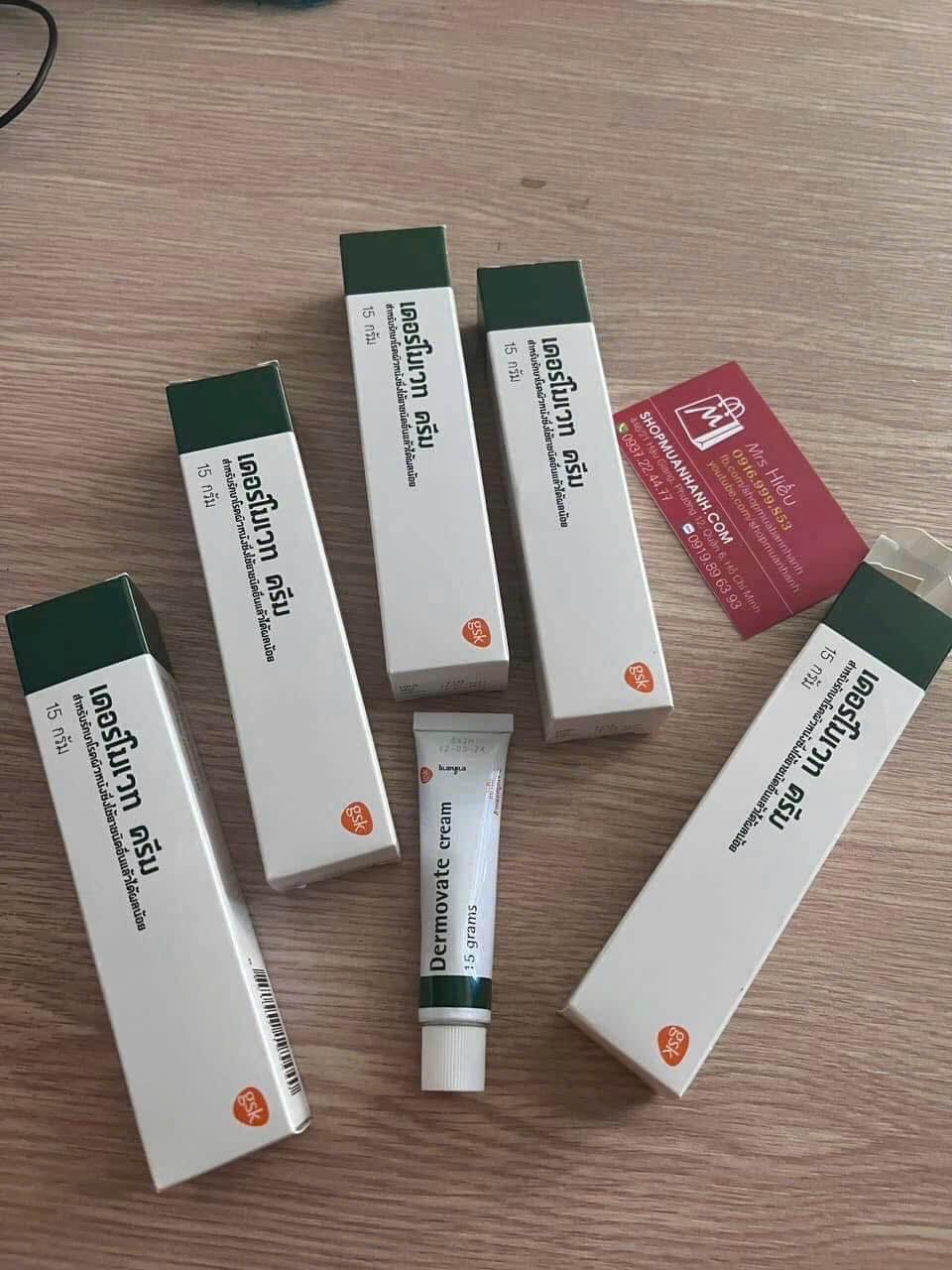 Thuốc Trị Viêm Da Dermovate Cream 15g Thái Lan-1