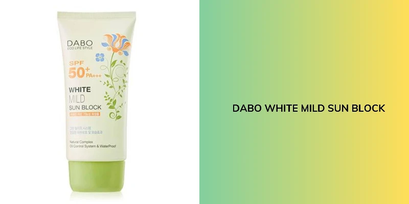 Review Kem Chống Nắng Dabo White Mild Sun Block