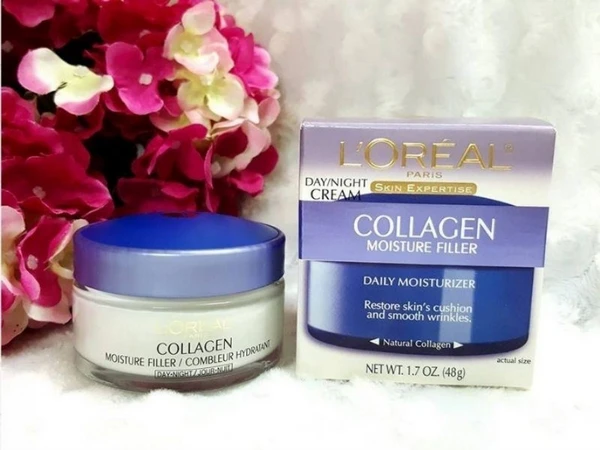 Kem Dưỡng Ẩm L’Oreal Collagen Moisturizer Filler Day-Night Cream 48g
