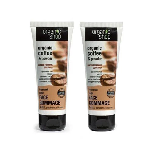 Kem Tẩy Da Chết Mặt Organic Shop Organic Coffee And Powder - Nga