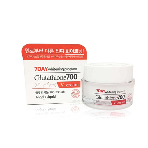 Kem Trắng Da 7Day Whitening Program Glutathione 700 V-Cream