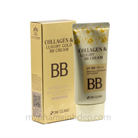 Kem Nền Che Khuyết Điểm Collagen And Luxury Gold BB Cream 3W Clinic Hàn Quốc