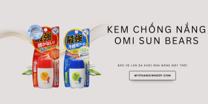 Kem Chống Nắng Omi Sun Bears SPF50+ PA+++ Nhật Bản - Sản phẩm chống nắng hiệu quả