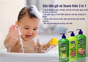 Sữa Tắm Gội Xả 3 In 1 Cho Trẻ Em Suave Kids Nhập Khẩu Mỹ Hương Trái Cây