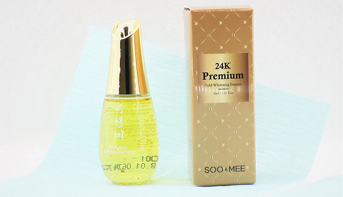 Tinh Chất Vàng Soo And Mee 24K Premium Gold Whitening Essence Dưỡng Da Mặt-1