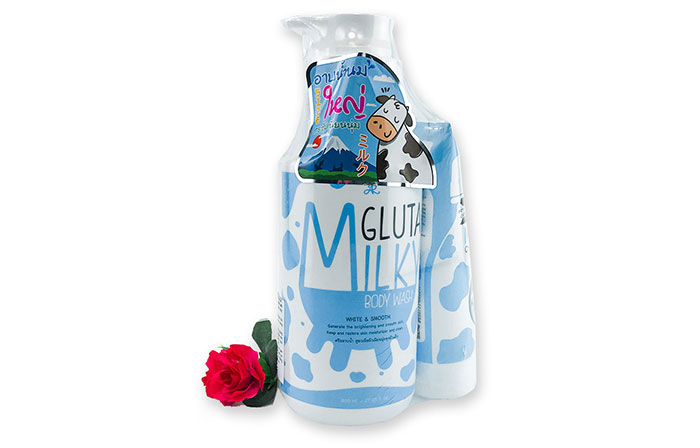 Sữa Tắm Milky Gluta Tặng Kèm Sữa Rửa Mặt Milky Gluta Chính Hãng Thái Sữa Tắm-1