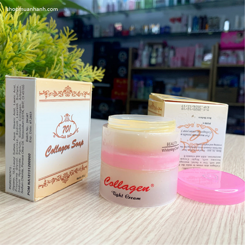 Bộ Siêu Trị Nám Tàn Nhang Collagen Plus Vit E Indonesia