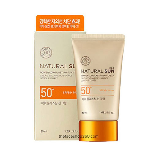 Kem Chống Nắng Natural Sun Eco Power Long Lasting Sun Cream SPF50 Plus PA