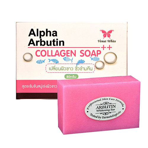 Soap Collagen Alpha Arbutin Venut White Thái Lan Chính Hãng