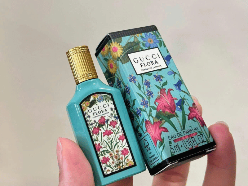 Nước hoa nữ Gucci Flora Gorgeous Jasmine EDP mini 5ml-2