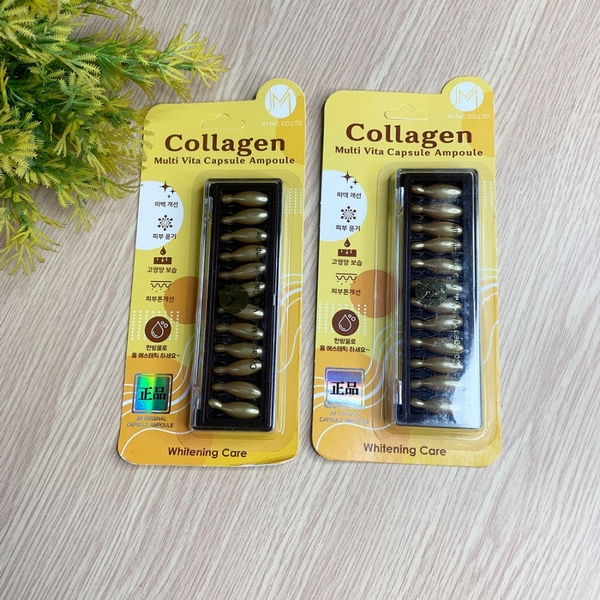 Viên Collagen Tươi Đẹp da Ammud Multi Vita Ampoule Collagen Hàn Quốc-2